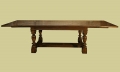Oak Ext Table With Detachable Leaves