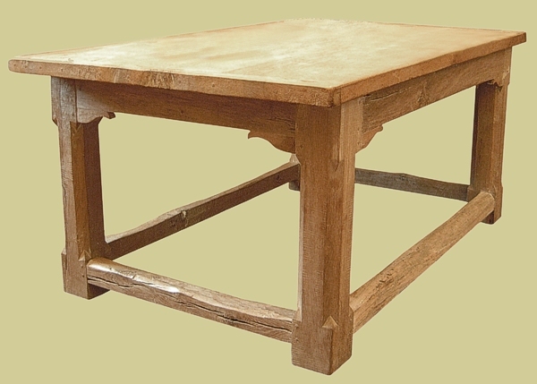 Refectory Table All-Round Stretchers