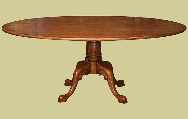 Oval Dining Table Fruitwood