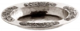 Oval Pewter Engraved Bowl CT1076