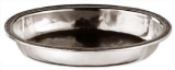 Pewter Engraved Oval Bowl CT1086