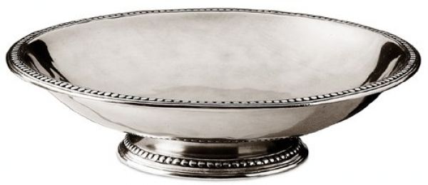 Pewter Beaded Rim Bowl CT1128