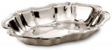 Pewter Oval Baroque Bowl CT151