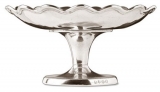 Pewter Footed Scaloped Bowl CT2030