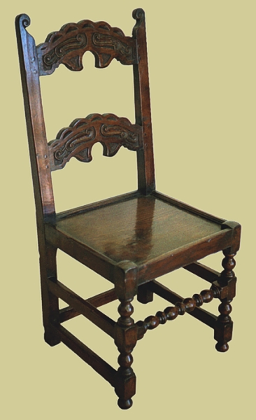 Oak South Yorkshire Style Side Chair