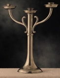 Pewter Tall 3 Flame Candelabra CT443