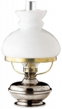 Pewter Oil Lamp With Shade CT524