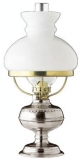 Pewter Oil Lamp With Shade CT918