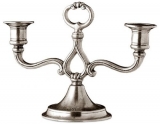 Pewter 2 Flame Candelabra CT919