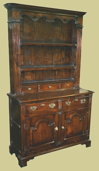 Small 2 drawer oak dresser