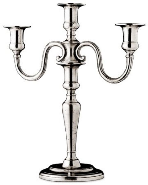 Pewter Four Flame Candelabra CT1040