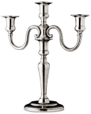 Pewter Three Flame Candelabra CT1040