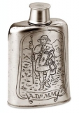 Pewter Pilgrim Flask CT1058