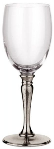 Pewter Crystal Wine Glass CT1063 Pewter Crystal Wine Glass CT1063
