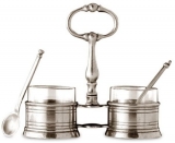 Pewter Salt and Pepper Pots CT713