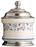 Pewter Ceramic Pot CT842