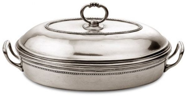 Pewter Casserole Dish CT1190