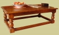 Oak  Bal.&Peg 4-Leg Coffee Table