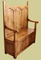 Oak box settle period style