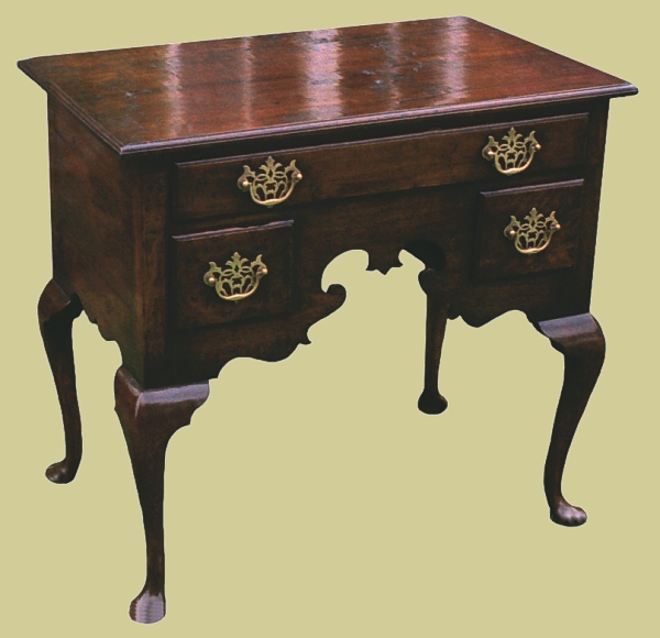 Oak Cabriole Leg Lowboy