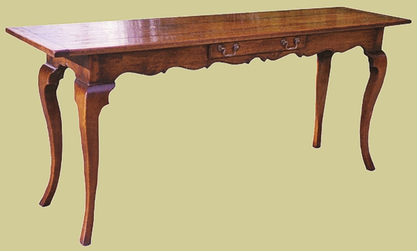 Fruitwood Console Table