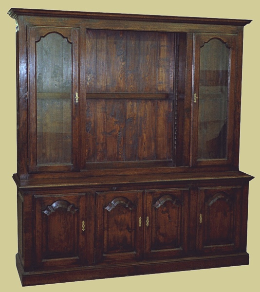 Oak Dresser Type Display Cupboard