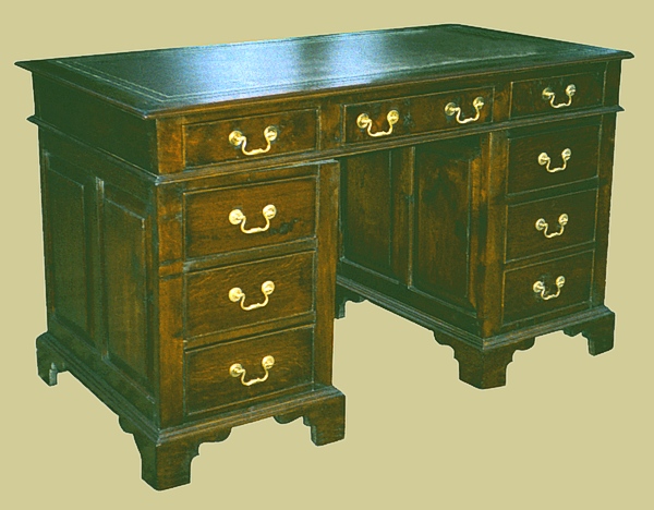 Oak Pedestal Desk