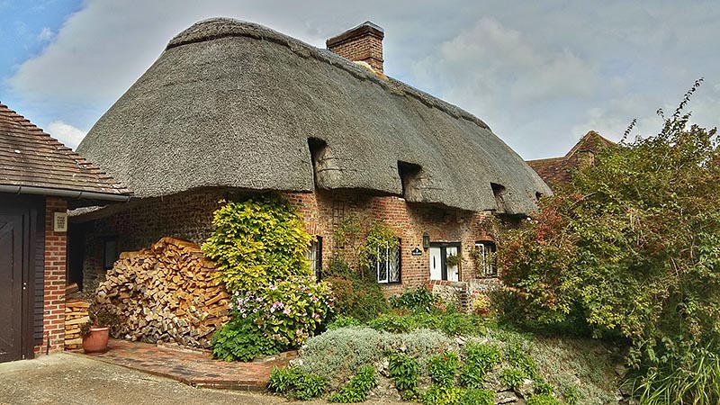 Wilmington old brick and thatched cottage