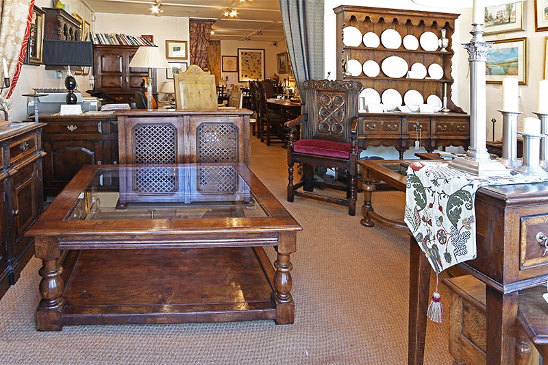 Early Oak Reproductions showroom of oak furniture and period accessories