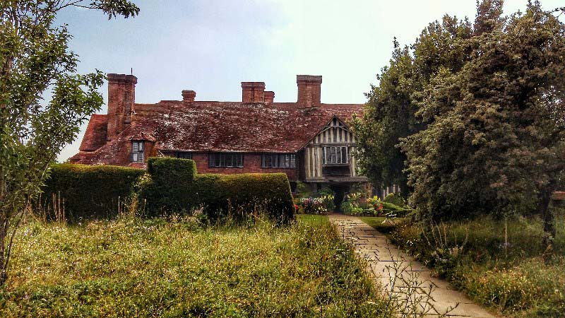 The Lutyens designed early 20th century extension to Great Dixter