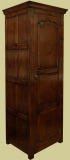 Period style single door oak wardrobe