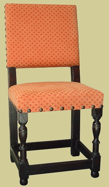 Period style oak dining chairs
